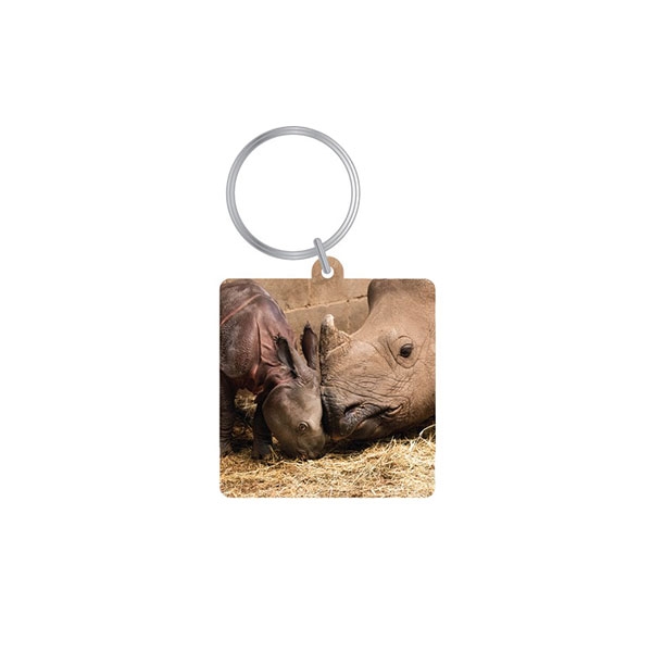 RHINO FACE TO FACE KEY CHAIN