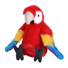 Macaw Scarlet Plush